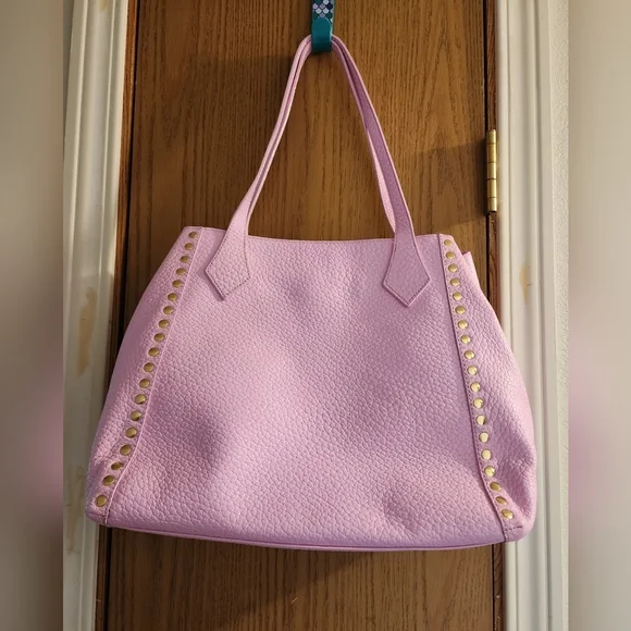 Excellent used condition samantha thavasa pink studded tote see pics for callout - Picture 4 of 12